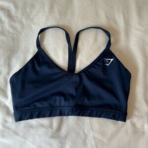 Gymshark V-neck sports bra Navy